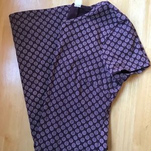 Maroon Polka Dot Dress